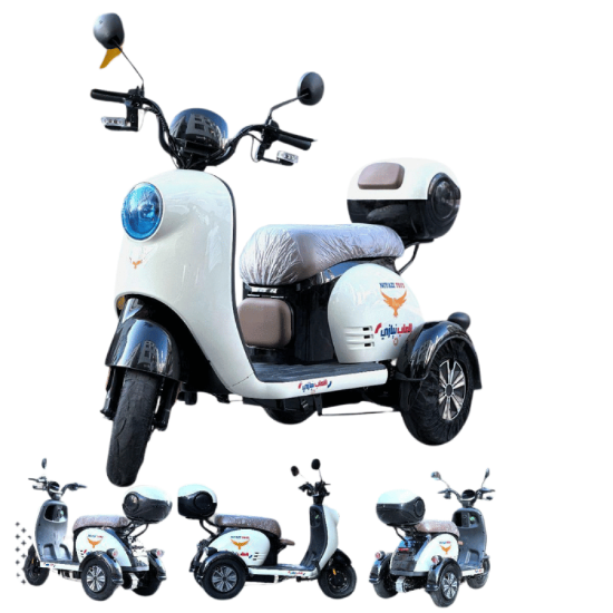 صورة دباب كهربائي 3 عجلات مع سعة تخزين كبيرة